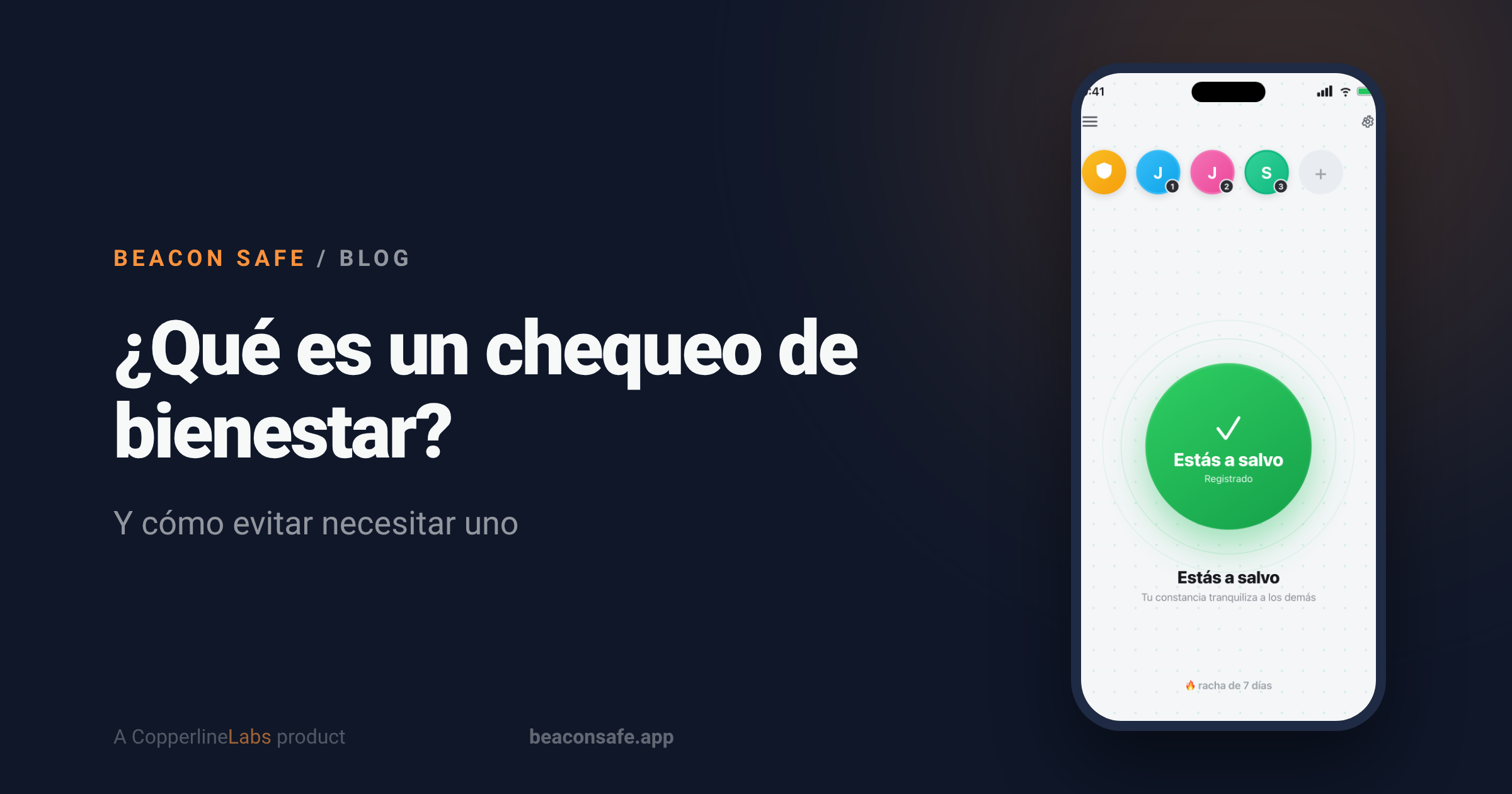 Qué es un chequeo de bienestar, y cómo un registro diario te ayuda a evitar necesitar uno — blog de Beacon Safe